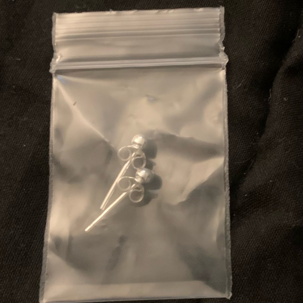 UNUSED & UNOPENED Sterling Silver Stud Earrings